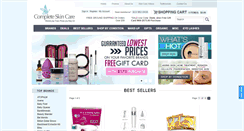 Desktop Screenshot of completeskincare.net